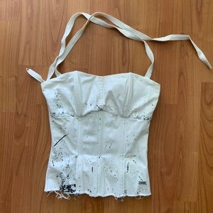 SÚPER CUTE SPLATTERED PAINT BUSTIER